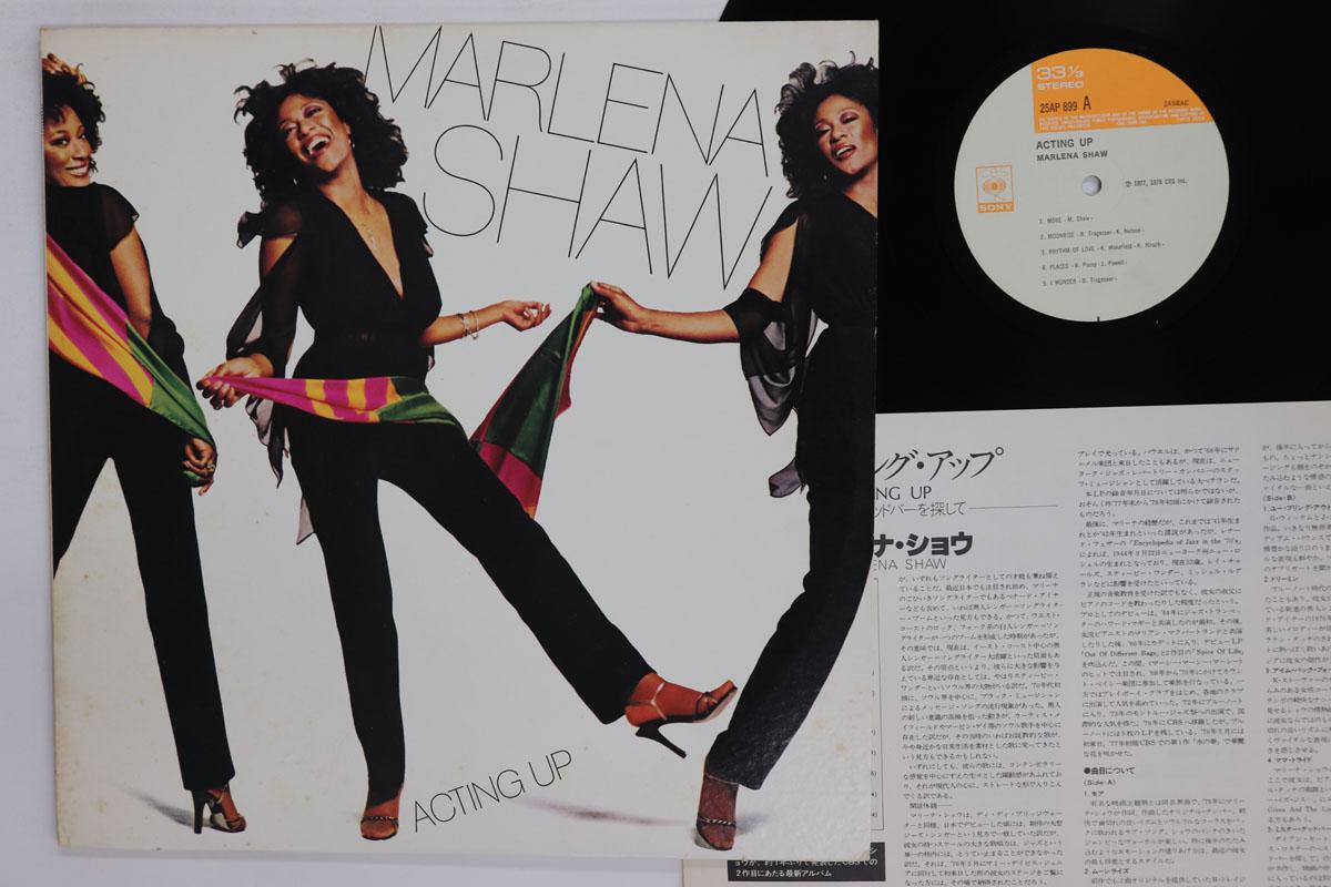 Виниловая пластинка MARLENA SHAW Acting Up 25AP899 CBS SONY 1978 Япония SoulFunk Б/у