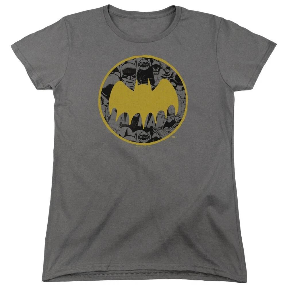 Batman  Vintage Symbol Collage  Women s T-Shirt 3XL