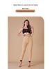 Women's Sheer Fleece-Lined Nine-Point Leggings: Fake Transparent, Autumn/Winter, Thickened, Warm, Plus Size, One-Piece Pantyhose.