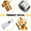 Tire Air Chuck Inflatable Pump Connector Inflatable Connector Tire Nozzle Clamp Inflator Compressor