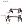 Multi-functional Drum Rack Extension with Double Head Tom-tom and Universal Clamp for Percussion Instruments