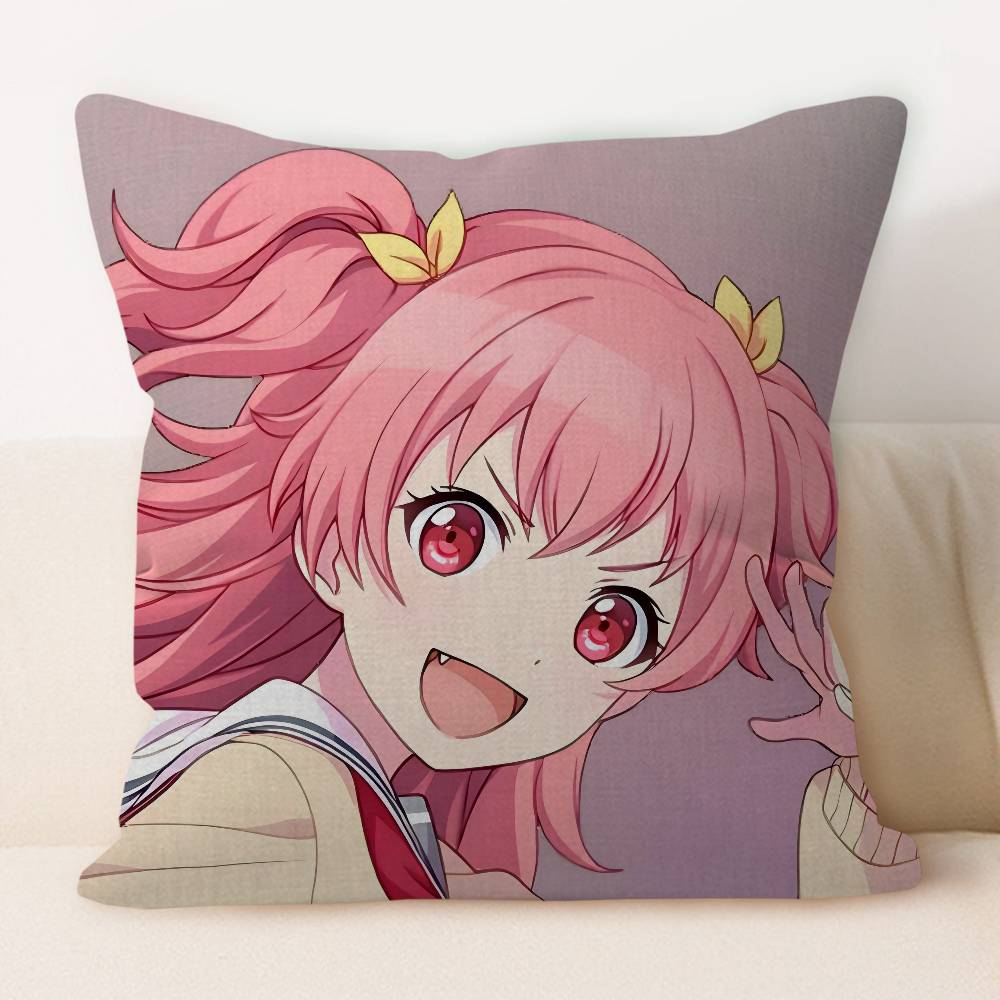 A-Airi Momoi Cartoon Cushion Cover Pillowcase Upholstery Sofa Throw Pillow Home Decor Pillowcas