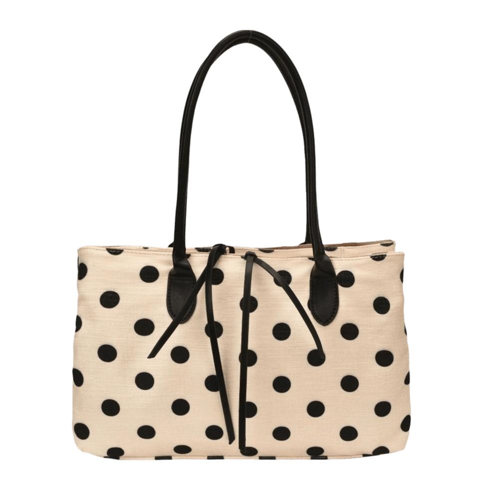 Large Capacity Multi-compartment Tote Bag Lightweight Canvas Handbag Shopping