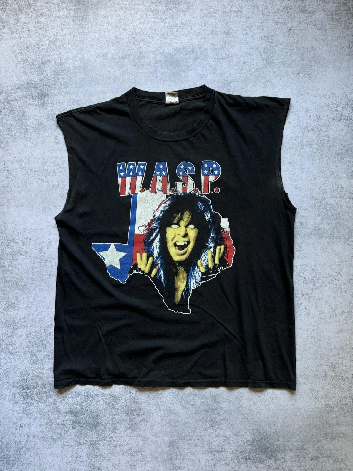 

Vintage W.A.S.P. World Domination 2000 Metal Rock Band T-shirt Tops Mens Size XL 4XL