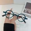 New Fashion Reading Glasses Neutral Retro Round Frame Presbyopia Anti Blue Light Blocking Glasses Clear Lens To +4 0