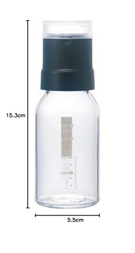 Hario Spice Mill, Salt & Pepper, 120ml Capacity, Black, SMS-120-B