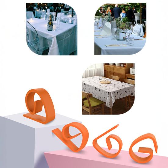 Yousheng 10Pcs Plastic Tablecloth Clip Heavy Duty Non-slip Indoor Outdoor Wedding Party Picnic Camping Table Cover Holder Fixing Clamp
