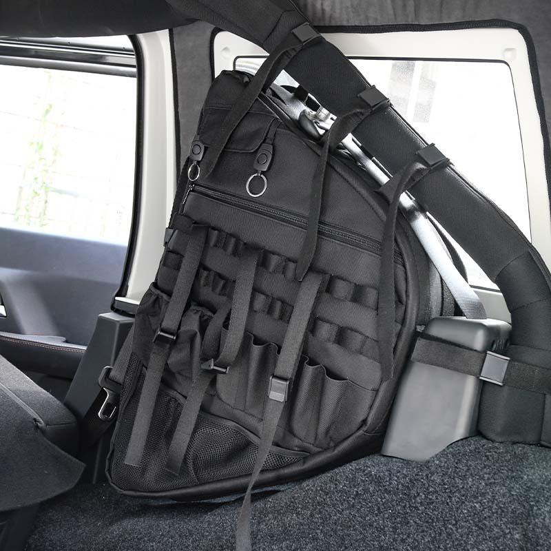 Torba Organizacyjna na Klatkę Bezpieczeństwa Pasująca do Jeepa Wrangler JLJK TJ JKU Wersja 4-drzwiowa Przechowywanie Porządkowanie Akcesoria Samochodowe