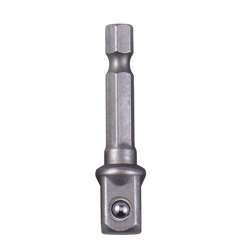 Drill 1socket Adapter Bits Set Hex Shank 14" 38" 12" 3pcs Impact Driver Tools