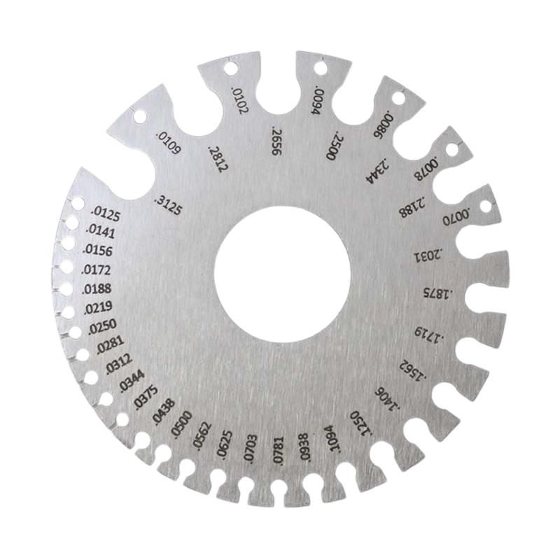 Strong Steel Welding Gauges with Clear Marking Inspection Device for Precise Wire Thickness & Weld Size Measurement