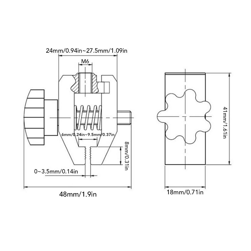 500N High Loading Capacity Push Pull Force Fixture Smooth Jaw Plate for Jaw Clamp Jaw Clamp Iron Alloy Tensile Tester