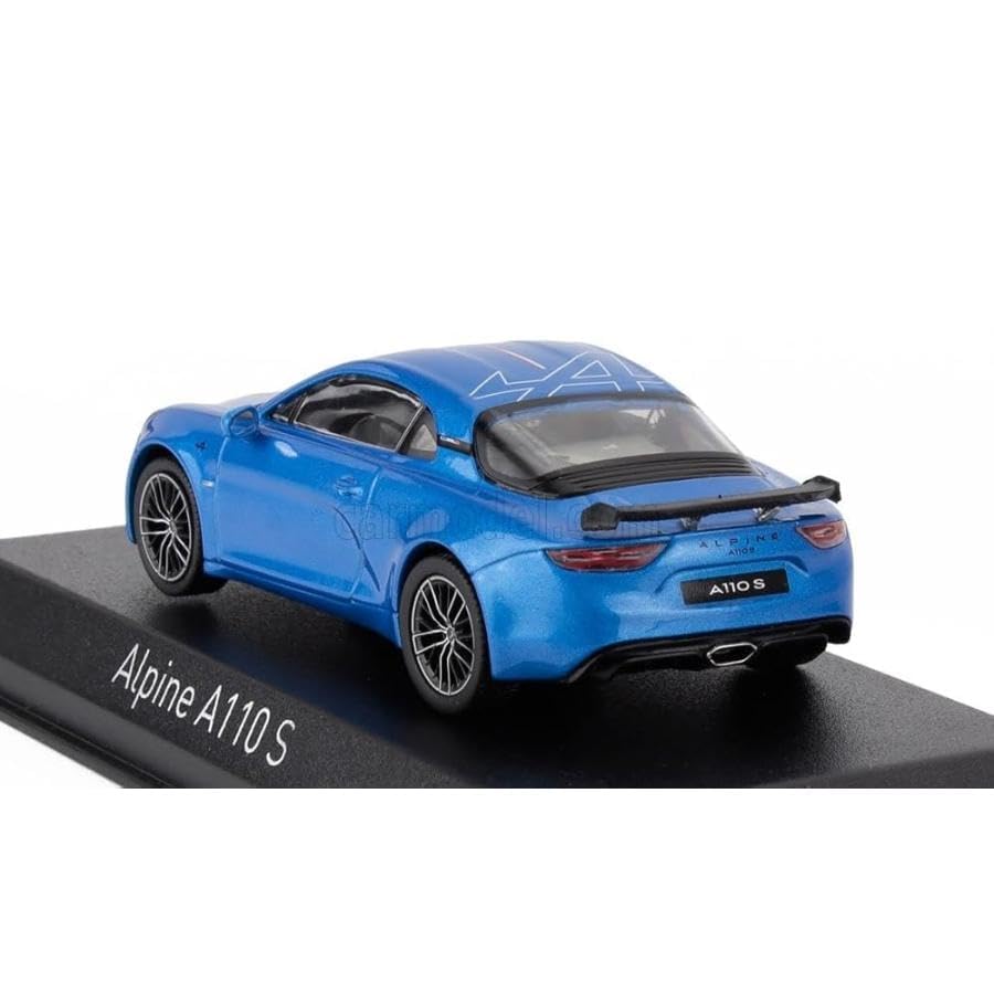 Norev Alpine A110 S Diecast Car 1/43 Scale Aero Pack French Signature 2023 (Alpine Blue) Finished Product [Parallel Import]