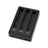 3 Channel Battery Charger Smart Safe Fast Battery Charger Hub with LED Indicator for Insta360 ONE X2 Camera