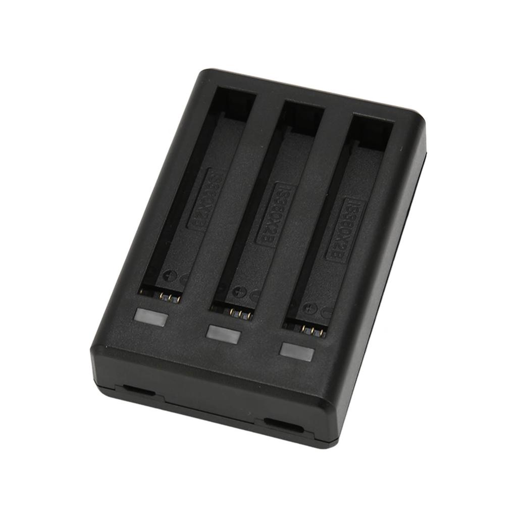 3 Channel Battery Charger Smart Safe Fast Battery Charger Hub with LED Indicator for Insta360 ONE X2 Camera