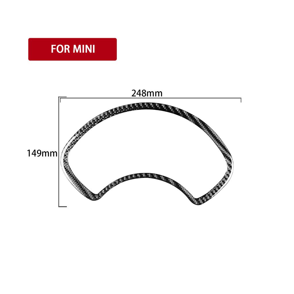For Mini Cooper R56 R55 R57 2007-2010 Carbon Fiber Instrument Air Conditioning Vent Panel Car Accessories Decorative Stickers