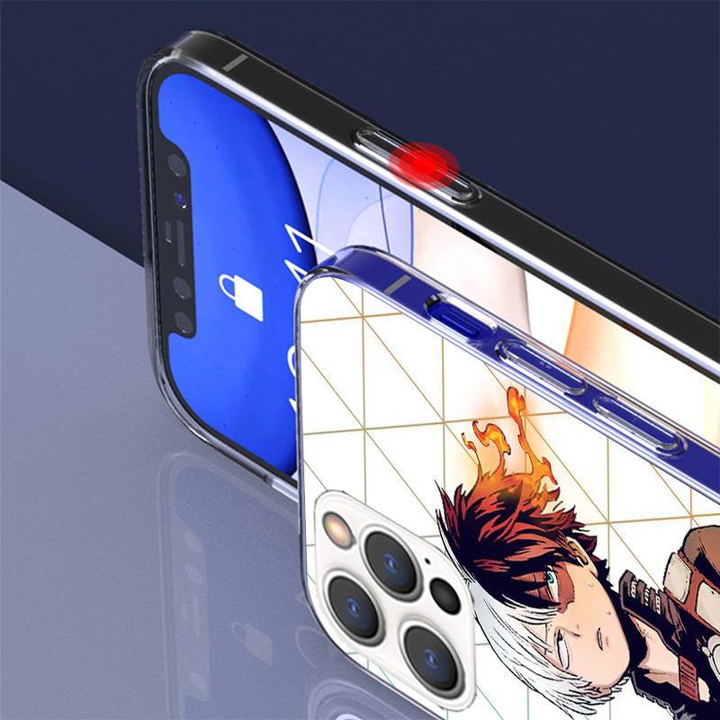 My Hero Todoroki Shoto Phone Case For iPhone 17 Air 16 Pro Max 16E 15 + 14 Plus 11 12 13 Mini 7 8 SE Gift Print Cover Fundas 17