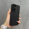 Hollow Dissipate Heat Mesh Silicone Case For iPhone 16 Pro Max 15 Plus 14 13 12 ProMax 11 Wave Cooling Shockproof Soft Cover