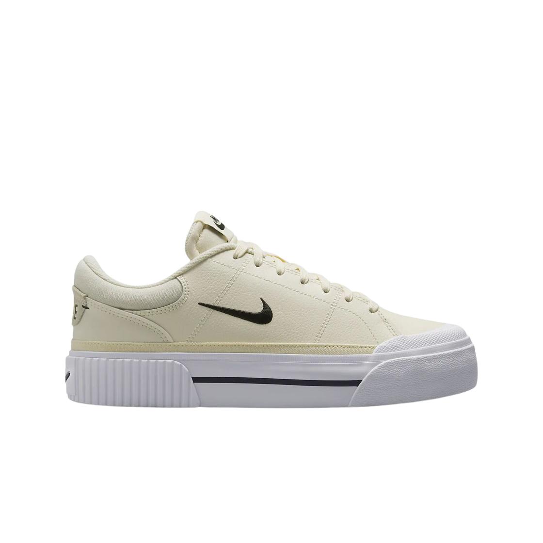 

(ш) Nike Court Legacy Lift Блідо-слонова кістка Муслін 250