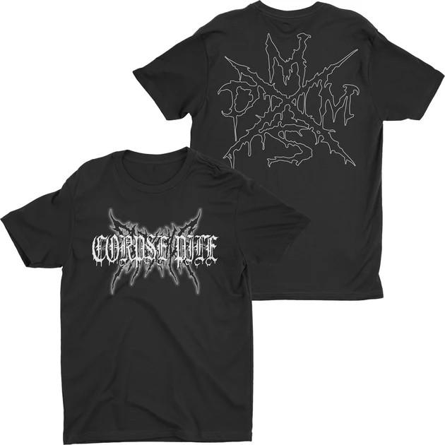 NEW Corpse Pile Band Logo Double Side T Shirt Black All Size Unisex T-Shirt XXXXL