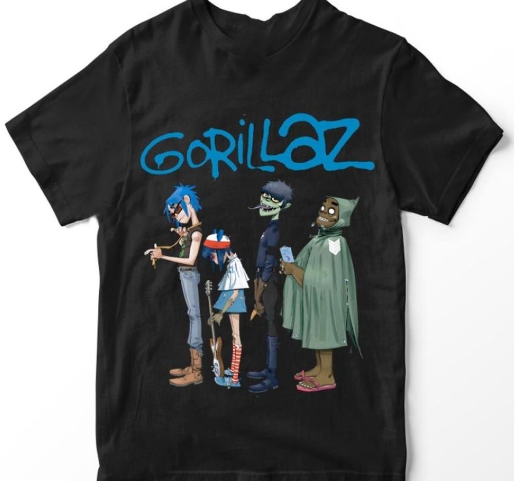 Gorillazzband vtg black shirt All sizes 1F2794 XL