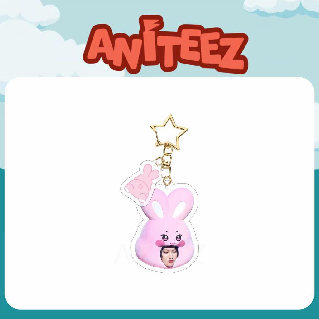 ATEEZ 24-Year Commemorative Cartoon Acrylic Keychain Pendant