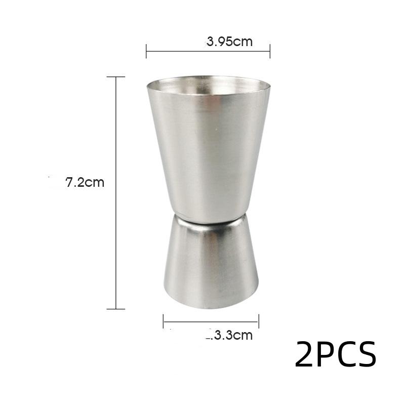 1/2 ks koktejlový barový hrnek na mojito, odměrka z nerezové oceli, japonský design, oboustranná odměrka na koktejly