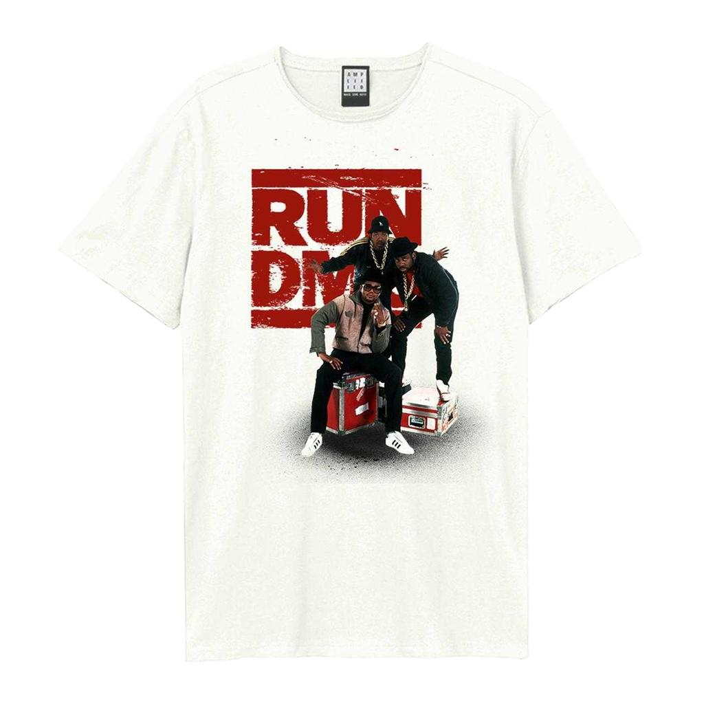 Amplified Unisex Adult Crate Run DMC T-Shirt