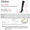 Fashion Eilyken Sexy Nightclub Party Stripper Over The Knee Boots Women Stiletto Heels Fashion Pointed Toe Zip Thigh High Female Shoes