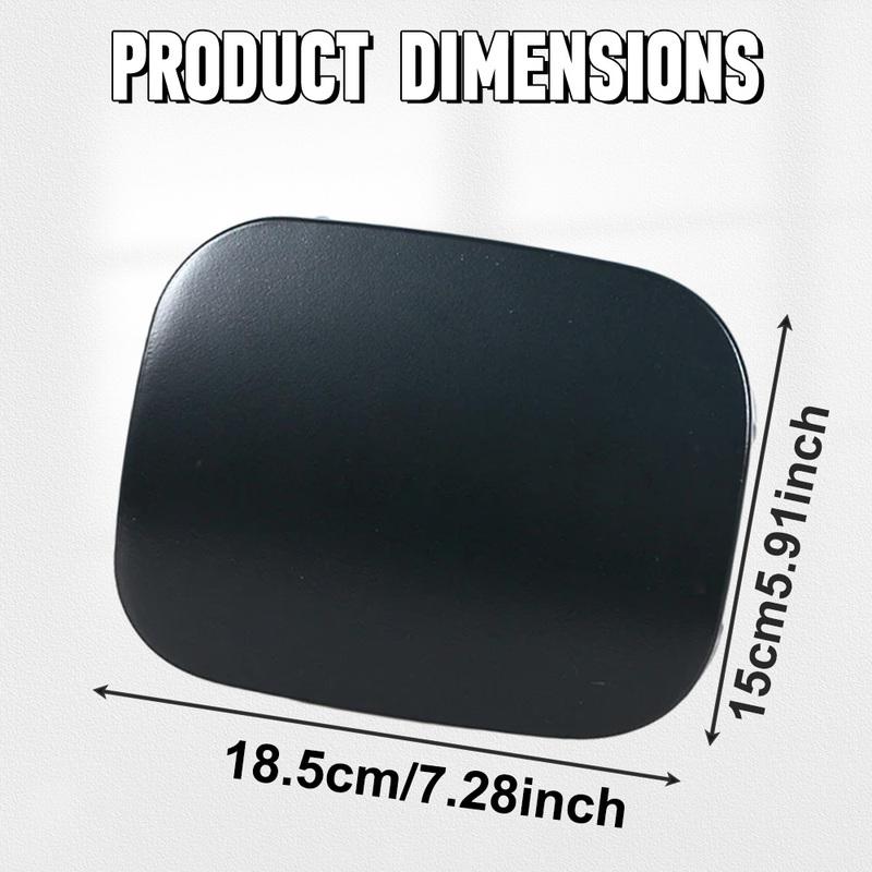 Unpainted Black Fuel Gas Tank Filler Door Lid Cover Flap Cap Metal for Toyota RAV4 2006 2007 2008 2009 2010-2012 77350-42070