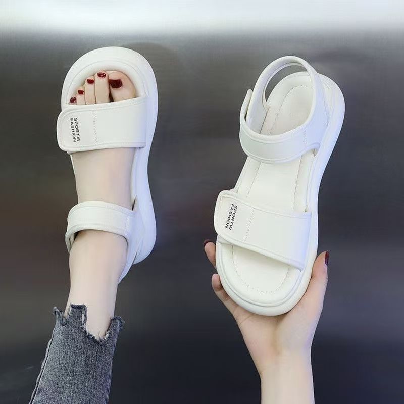 New Summer Sandals Travel Women Shoes New Sandal Sole Durable Sandal Ladies Outdoor Beach Slippers Platform Sandals