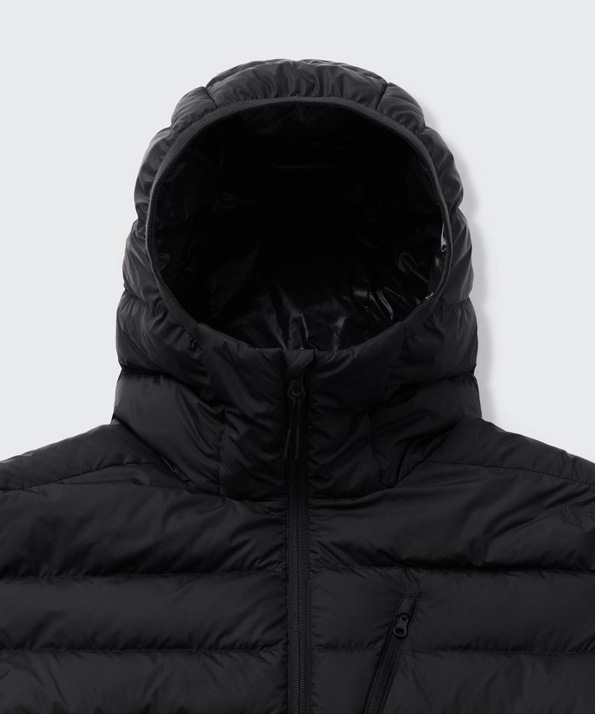 Musinsa Standard [City Leisure] Hooded Light Down Jacket [Black]