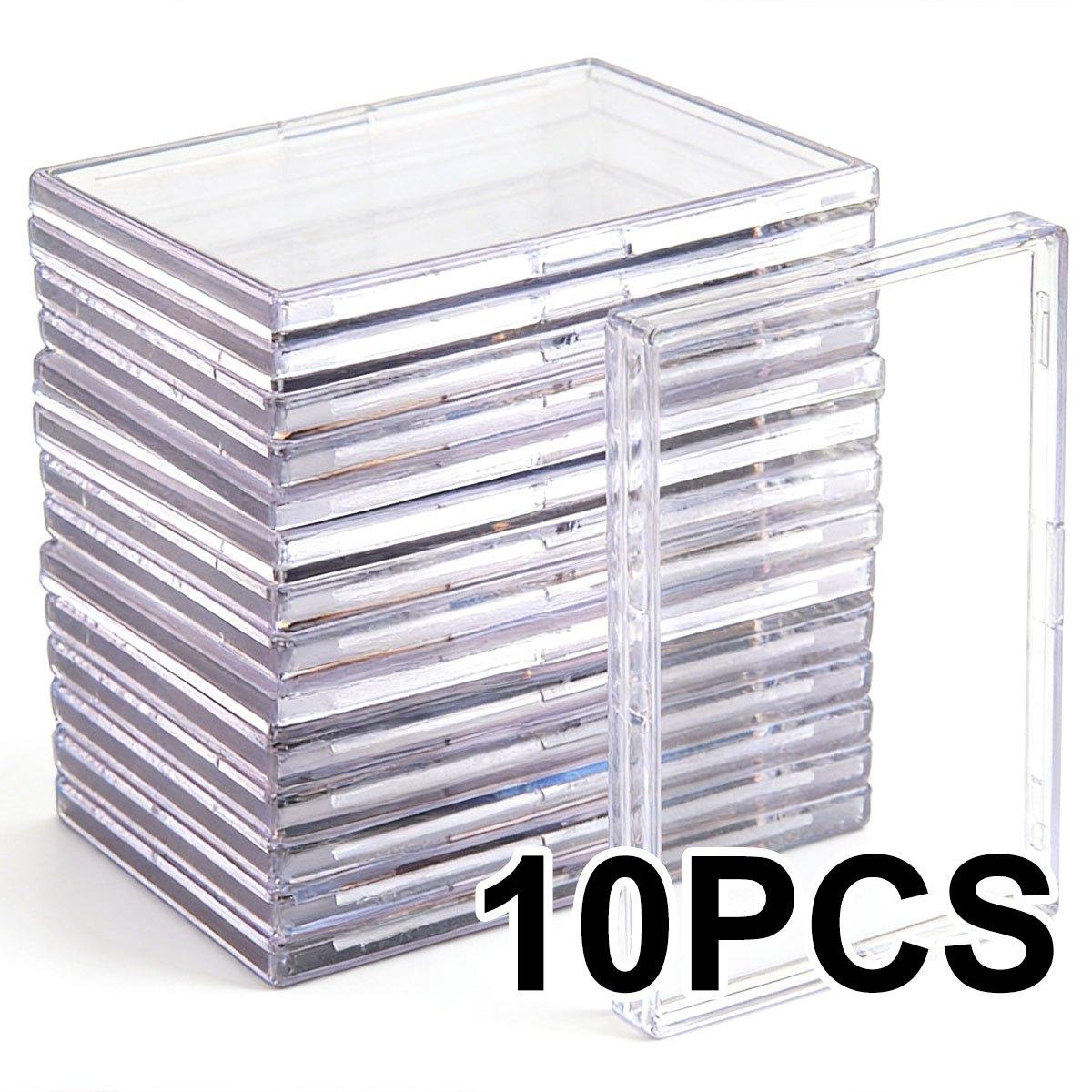

10pcs Hard Clear Toploader Card Sleeves - Acrylic Protective Cases for Trading Cards, Fit Baseball, TCG, MtG, Yu-Gi-Oh ZSY