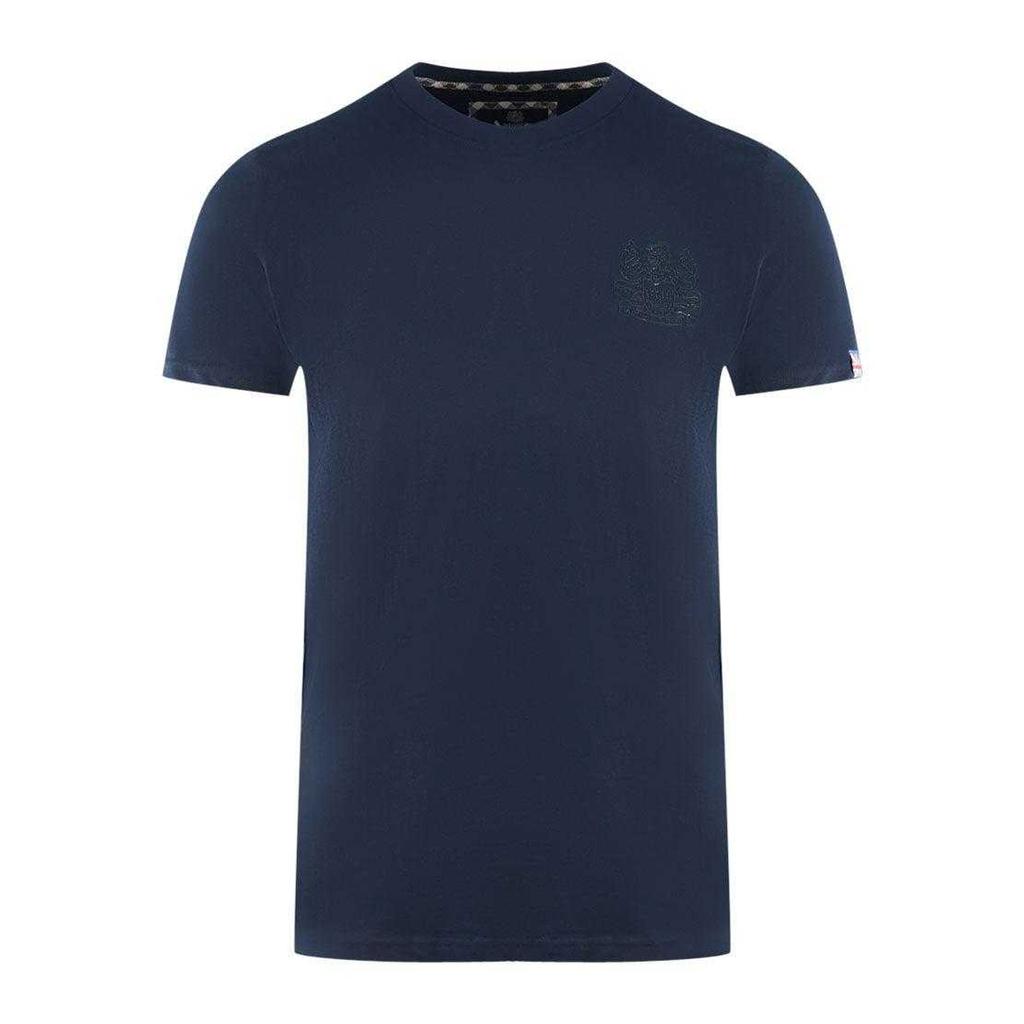 Aquascutum Mens London Aldis Tonal Logo T-Shirt