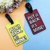 Luggage Tags with Name Address Tel Colorful Secure Travel Suitcase Bag Baggage Tags Labels