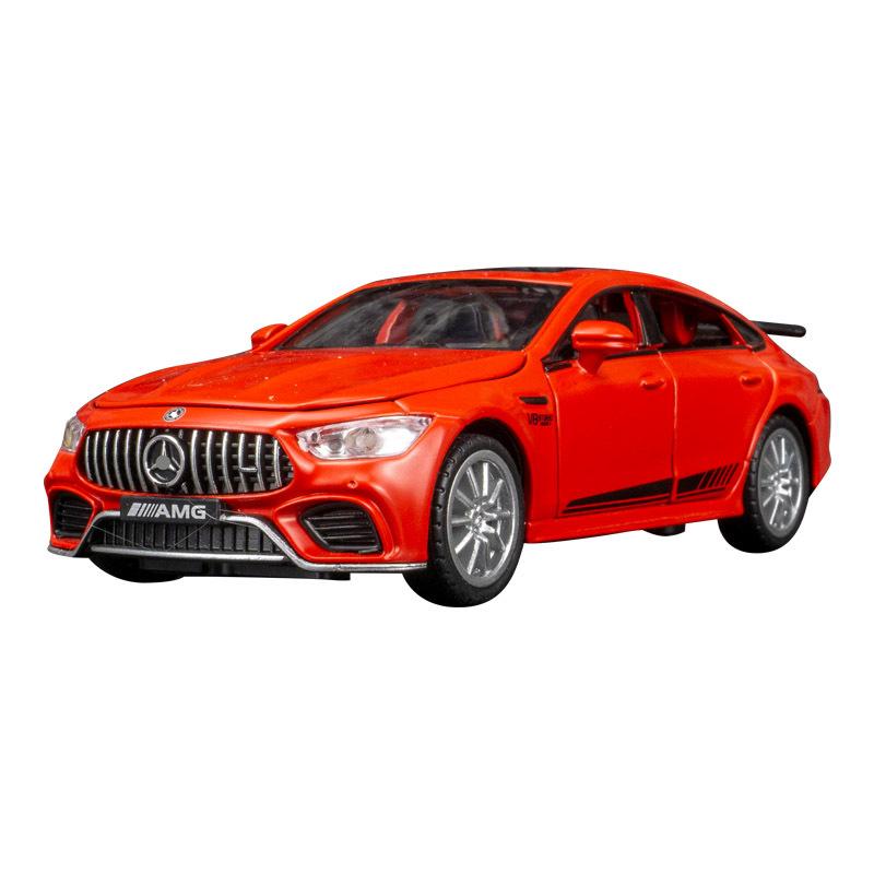 Maßstab 1/32 Benz AMG GT63 Sportwagen Legierung Diecast Automodell Sound Licht Rückzug Spielzeug Ornamente Geschenk für Kinder Sammeln