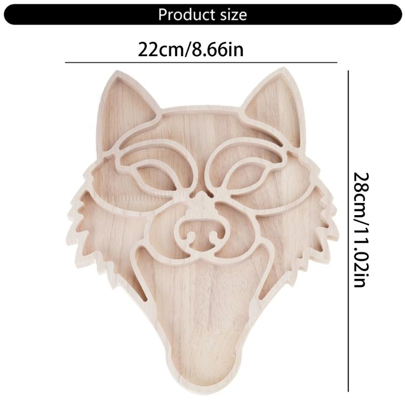 Friendly Wooden Halloween Party Tray Multipurpose Snacks Dish For Cheese Fruits Charcuterie Serving