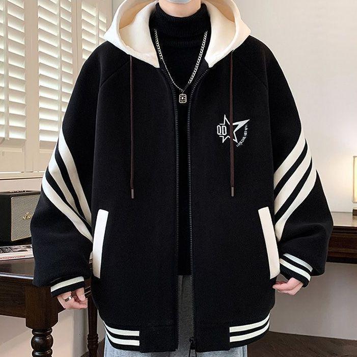 Trendige Baseball-Kapuzenjacke für Jungen in Übergröße