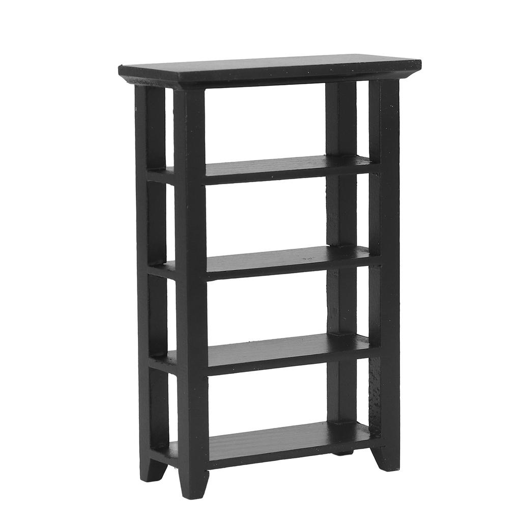 Doll House 4 Layers Shelf Vivid Lifelike Appearance Pure Color 1:12   Flower Stand for   Decoration Gifts