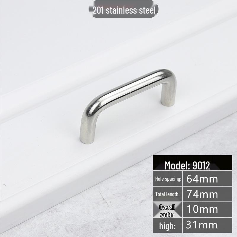 304 Edelstahl U-förmiger Griff für Schränke, Schubladen und Kleiderschranktüren