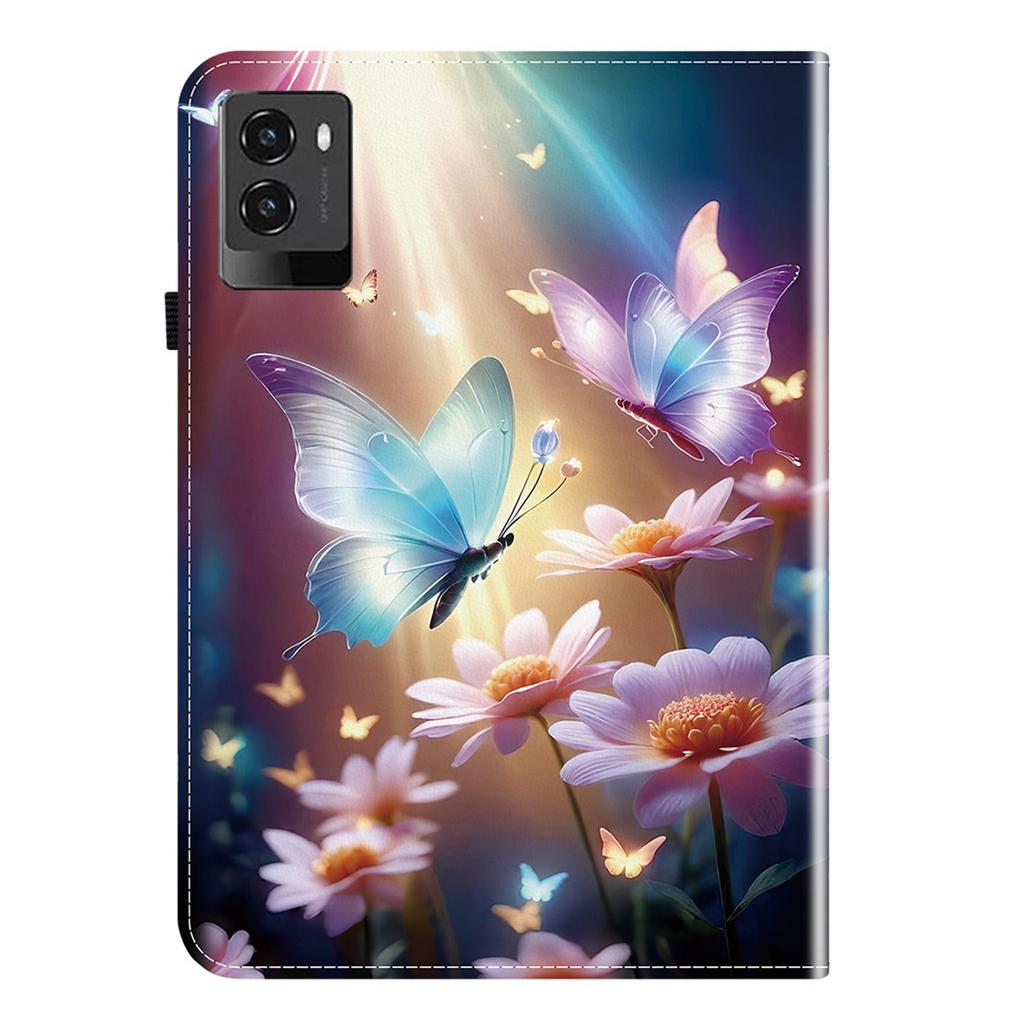 For Lenovo Legion Y700 (2025) Leather Case Pattern Printed Stand Tablet Cover with Card Slots