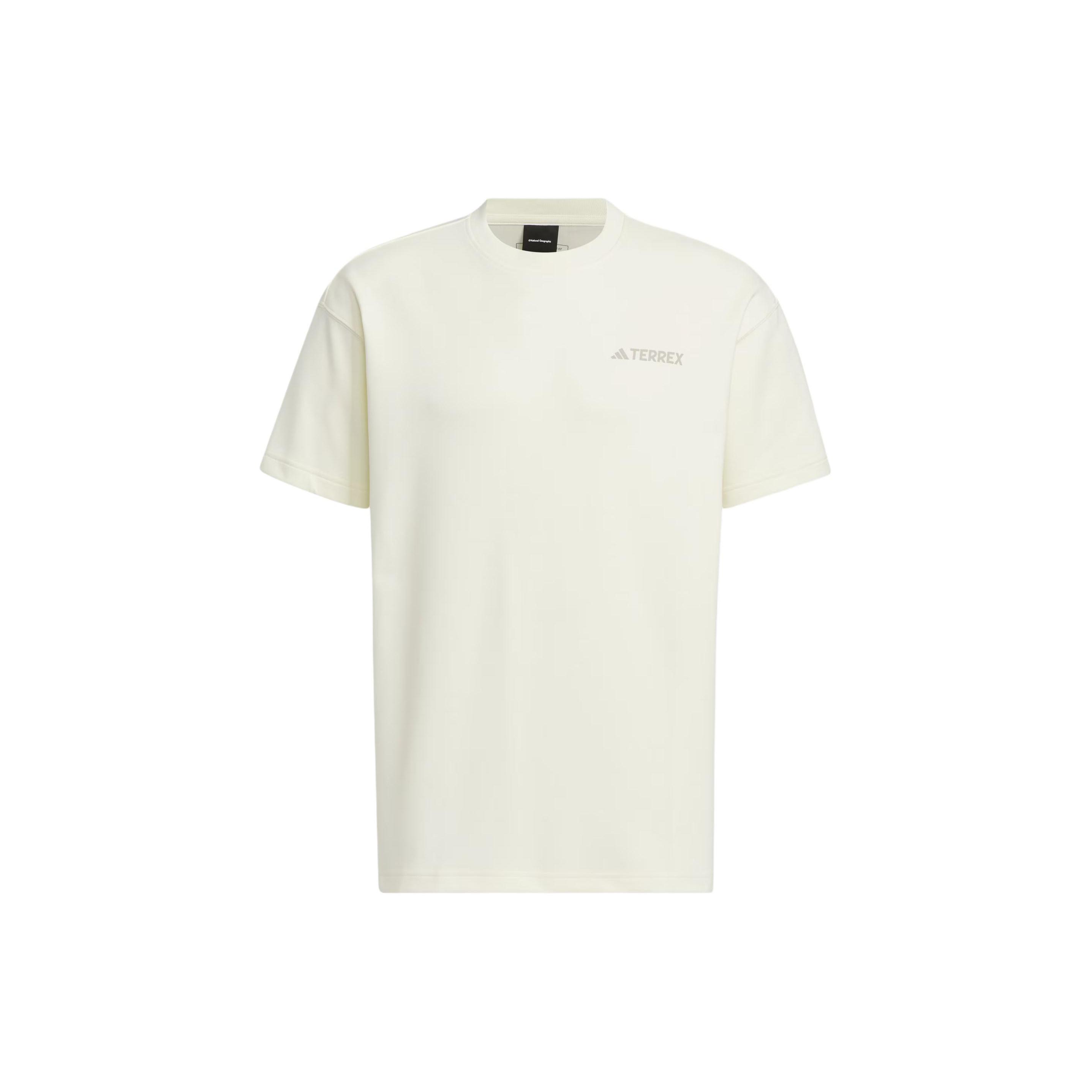 adidas National Geographic AEROREADY Graphic Tee Asia Sizing Beige Men s IS9514 XL