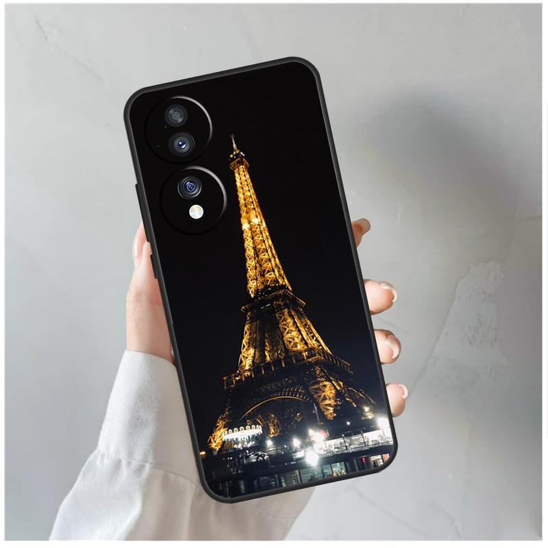 Paris Eiffel Tower Case For Honor 90 Lite 50 70 Magic 5 6 Pro X6 X7 X8 X9 X6a X7a X8a X9a X9b X8b Cover Coque