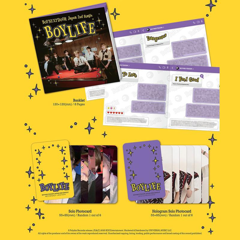 BOYNEXTDOOR JAPAN 2nd Single BOYLIFE