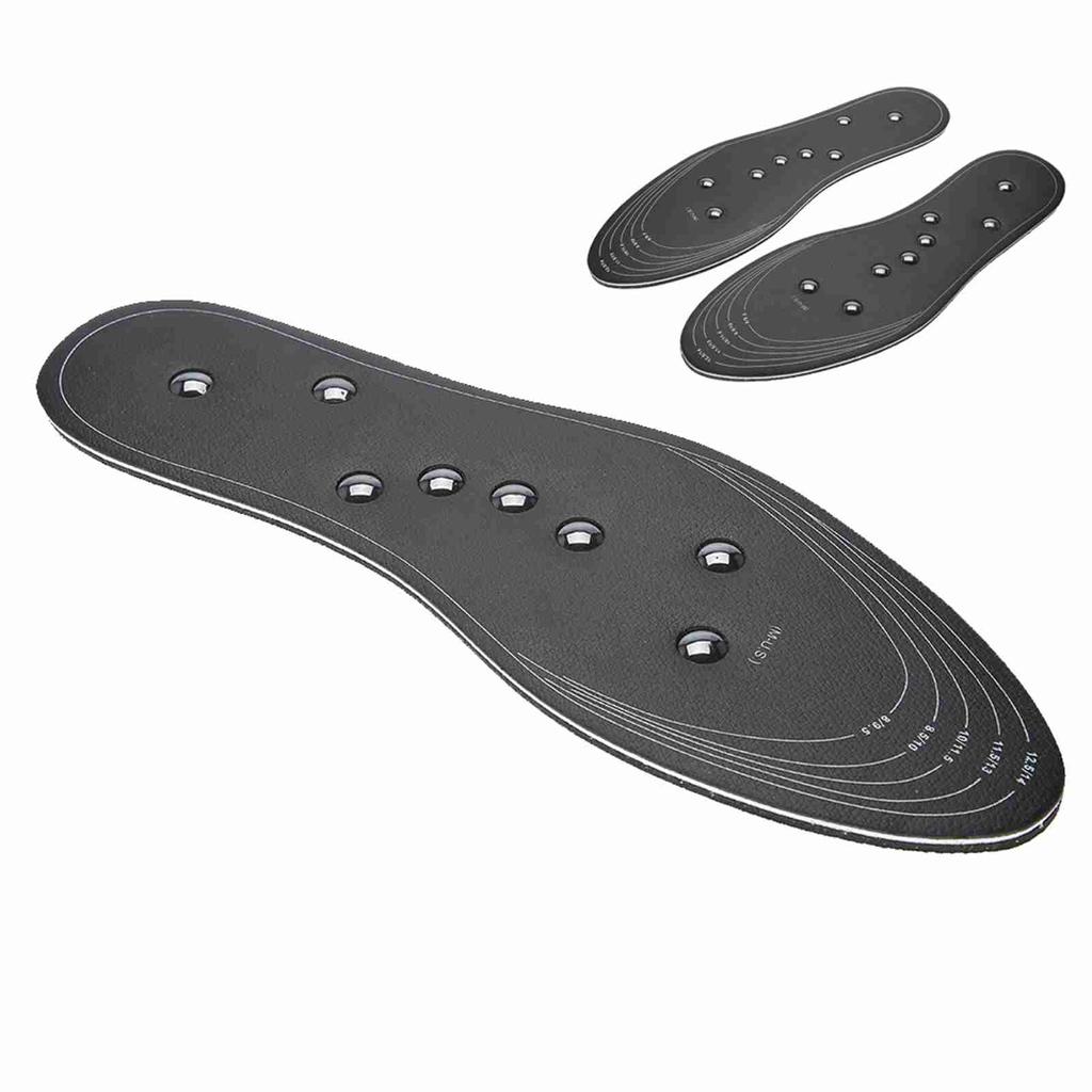 Unisex Breathable Insoles Comfortable Shock Absorbing Foot Pads 1 Pair L (Size 4146)