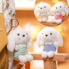 1Pcs Cute Plush Dog Pendant Keychain Pendant Backpack Hanger Car Keychain Accessories Gift