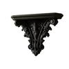 Vintage European Flower Scroll Carving Wall Bracket Wall Hanging Floating Rack Decorative Display Stand
