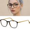 Eyeglass Frame ML5087 05A Thin Horn-rimmed Frame for Women and Men Square