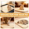 Bunny Scratch Mat Indoor Foraging Scratcher Rug 15.7x23.6 Inches Rabbit Mat for Cage Hutch Floor Home Resting Biting Sleeping