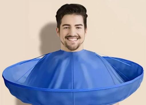 

Hair Cutting Cape for Adults & Kids - Non-Stick Hair Barber Apron, Household Haircut Cloth Gown, Waterproof Stain-Resistant синій