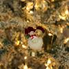 Ornements Peluches Arbre de Noël faits à la main et Décorations Clochettes Nouvel An pour Suspendre dans la Voiture
